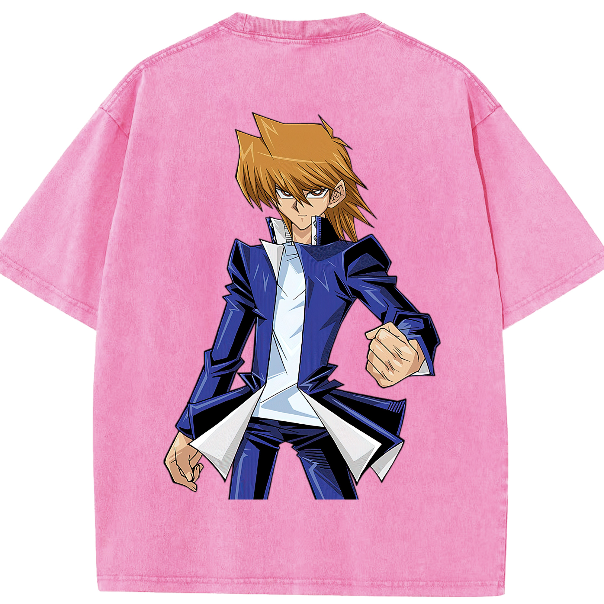 （画像用） 遊☆戯☆王 Yu-Gi-Oh! 綿100% ヴィンテージ風 半袖Tシャツ（背面プリント）